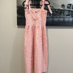 NWT! The Lagoon Dress In Pink/white